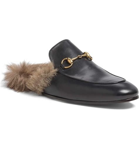 gucci shearling slippers